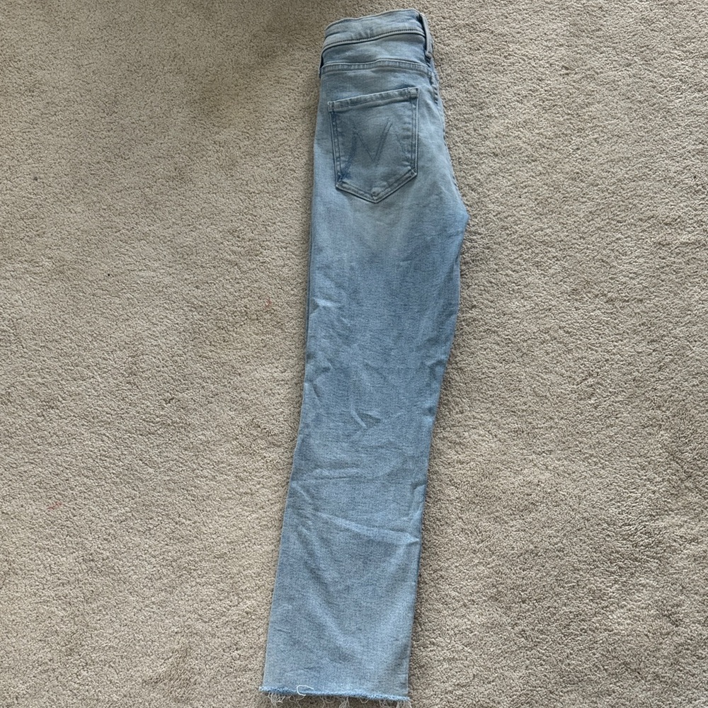 MOTHER Women's Straight Leg Jeans in Light Blue